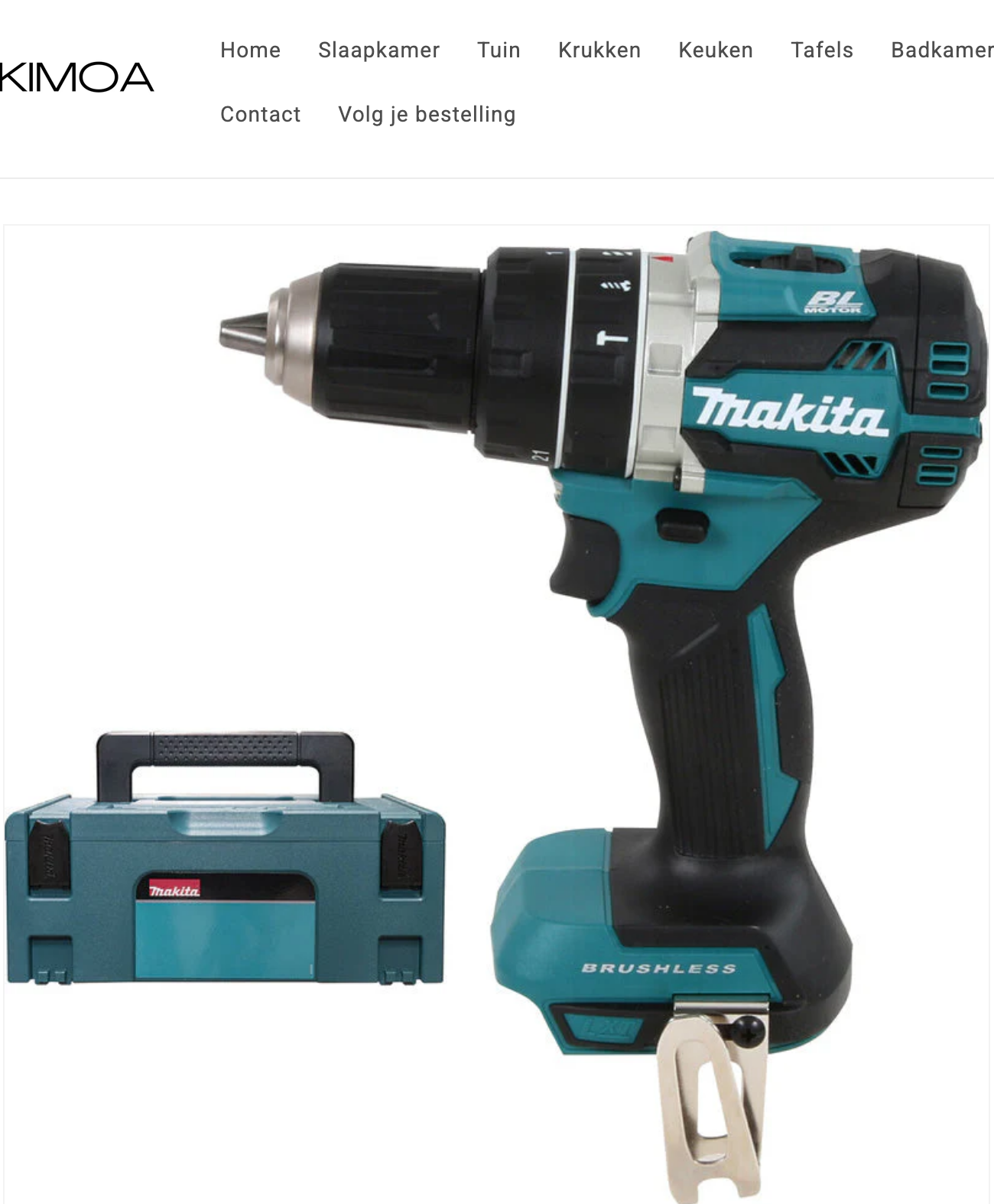 Makita DHP484ZJ accu klopboormachine (body + 2x accu) 18V Li-ion